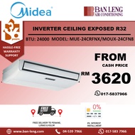 MIDEA STANDARD INVERTER CEILING EXPOSED R32 MUE-24CRFNX/MOUX-24CFN8