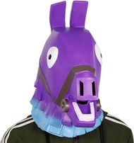 NEW Purple Rainbow Horse Head Mask Costume Party Halloween Scary Horror Game Mask Latex Headgear Spo