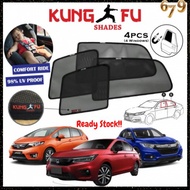 Market679 Honda City HRV KUNG FU SHADES Fully Magnetic Sunshade 4 PCS Ready Stock 777