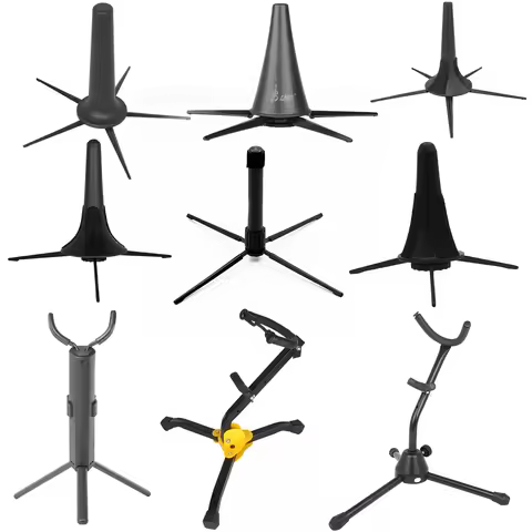 Saxophone/Clarinet/Trumpet/Flute Stand Folding Portable Sax Bracket Clarinet Holder Stand Woodwind I