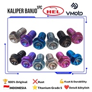 Titanium Bolt Caliper Banjo Coarse Fine Premium Hel