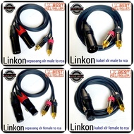 XLR to RCA cable RCA to XLR cable/ canon to RCA cable/