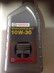 Toyota原廠機油10w30原廠機油五罐便宜只要1000