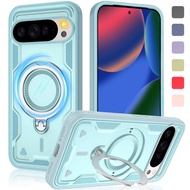Magnetic 360 Rotated Metal Kickstand Hybrid Shockproof Protective Case for Google Pixel 10 Pro XL Ca