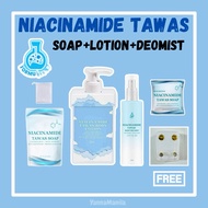 Niacinamide Tawas Body Lotion, Body Deomist, Soap - Skincare and Skin Repair