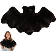 Bat Pillow Halloween Deco, Halloween Bat Shaped Throw Pillows, Halloweens Spooky Bats Pillow, Soft P