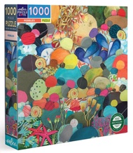 eeBoo Pebbles 1000pc Square Puzzle จิ๊กซอว์รูปก้อนกรวดแบบ 1000 ชิ้น