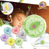 HJ-5019 USB Rechargeable Fan with Clip 360 Portable Desk Fan / Kipas Mini Boleh Cas