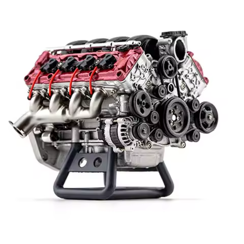 MAD RC Simulation Dynamic V8 Engine Internal Combustion Model DIY Assembly for AX90104 SCX10Ⅱ Capra 