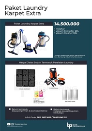 Paket Laundry Karpet Paket Extra Paket Usaha Laundry Karpet Lengkap