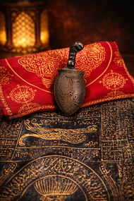 Keris Semar Mesem Ukir Unik dengan Pegangan Berukir