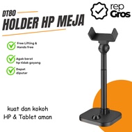 HP Holder DT80 DT100 Desktop Lifting Aluminum Alloy Stand Mobile Phone Holder Flexible Rotate 360