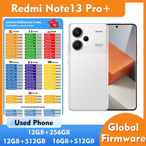Redmi Note 13 Pro+ Plus 5G 6.67inch 2712x1220px 5000mAh Charging 120W Used phone