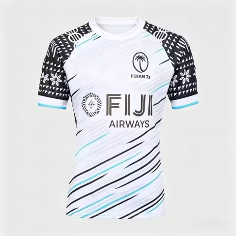 New 2026 3d T-Shirt Fiji 7s Rugby Shirt Fijian Drua Rugby Jersey Training Clothes Top Loose Sports S