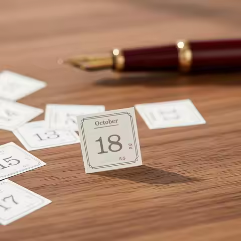 12Pcs 365 Days Calendar Stickers Clear Print for Scrapbooking DIY Diary Office Stationery Supplies