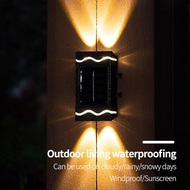 Solar wall light outdoor garden light up and down light atmosphere decorative light waterproof lands