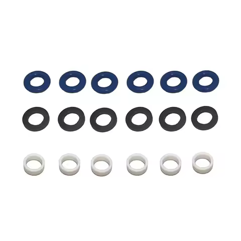6set GDI Fuel Injector Repair Seal Kits PTFE 06E998907 06E998907F For VW Audi A4 A5 A6 A8 Q7 Touareg