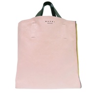 กระเป๋าถือ Marni หนังสองสี ชมพู รหัส 0570 [มือสอง] MARNI