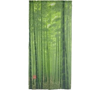 Arie Noren Bamboo Forest Green Door Curtain Half-curtain Door Curtain Kitchen Drapes Soft Hanging Curtain Restaurant Door Screen Decor Drapes