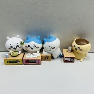 (滿$200包順豐) 日本正版扭蛋Chiikawa公仔 紙箱時鐘 Hachiware 小八貓 海獺師傅 栗子饅頭大叔 