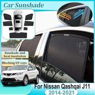 For Nissan Qashqai J11 Rogue Sport Accessories 2014-2021 Magnetic Sunshade Windshield Cover Stickers
