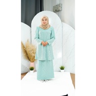 FIONA - Baju Kurung Ironless Puff Polka Dot by ANAAYA