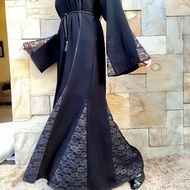 Abaya basic Abaya Hitam Abaya Syari Abaya dubai 4856