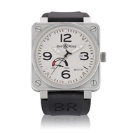 Bell &amp; Ross Reserve De Marche Reference BR 01-97, a stainless steel automatic wristwatch with date and power reserve