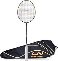 Li-Ning Wind Lite II Carbon Graphite Badminton Strung Racket with Full Racket Cover
