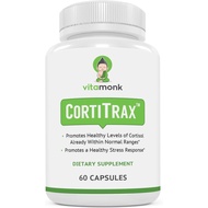 VitaMonk CortiTrax Natural Cortisol Blocker - Doctor Formulated Cortisol Manager, Cortisol Support &