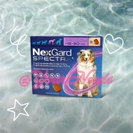 (PER 1 TABLET) Nexgard Spectra L 15 - 30 Kg Dog Flea and Demodex Medicine