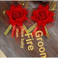 [Wedding Corsage] Xilianlian Wedding Supplies Corsage Newcomer Groom Bride Bridesmaid Simulation