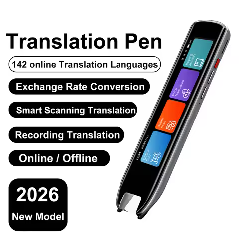 Translation Pen Reading Pen for Dyslexia 142 Language Translator Pen Device Pen Scan to Text Scanner