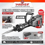 Electric Demolition Hammer Outdoor Tools Concrete Breaker Hacker Machine Mesin Elektrik 8500w Hammer