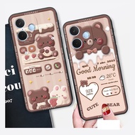 Case for Oppo A5 PRO/ A5 PRO 5G printed with Brown - Pink Bear, Be@rick Bear, extremely CUTE, CUTE