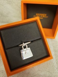 (全新香港單) Hermes Amulettes Birkin ring silver Birkin 銀介 銀戒指