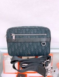 (尖沙咀門市💖) 全新 Dior safari messenger 黑色老花郵差包/相機包