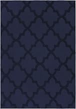 Garland Rug Quatro 9 Ft. x 12 Ft. Area Rug Navy