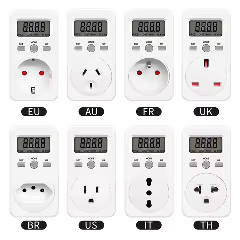 KWE-PMB03 Digital Energy Meter Wattmeter Socket Voltage Power Consumption Watt AC 230V 16A Electrici