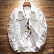 ✦Ready Stock✦ jaket jeans lelaki denim coat Men's denim jacket spring autumn korean edition trend ve