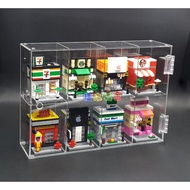 [Building Block City] Acrylic Display Box 8 Compartments B083 Suitable For Mini Building Blocks LOZ 