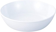 Nagao No.46B Unbreakable White Tableware, Deep Dish for Lunch 6.3 inches (16 cm), Made in Japan