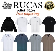 100% Original Rucas Tailor Free paperbag POLO longsleeve knit texture Essentials Hoodie ultra Stitch