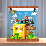[Acrylic Display Box] Suitable for Lego Box 71395 Super Mario Mario 64 Question Mark Brick Transpare