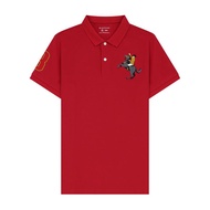 Giordano Mens Pique Slim Fit Embroidery Napoleon Polo (01013210001)  เสื้อโปโลผู้ชาย