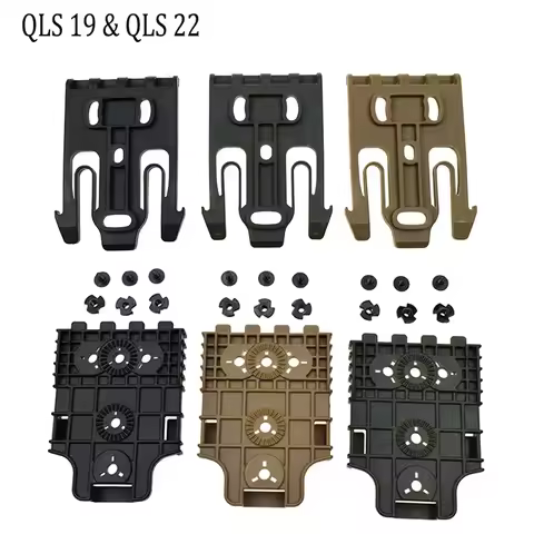 Tactical Quick Locking System Kit Gun Holster Adapter with QLS19 & QLS22 for GL 17 19 1911 SIG P226 