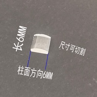 6MM X6MM Flat Convex Column Surface Lens Focal Level 10MM Material Corning 7980 Quartz Optical Lens