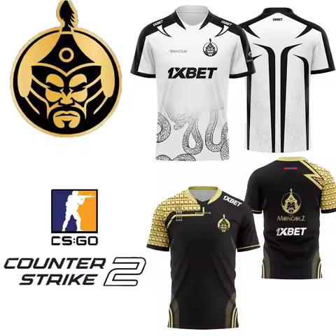 The MongolZ Jersey Team Uniform 2025 New CS2 Esports CSGO Training Professional Players Unisex T-shi