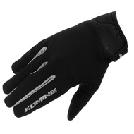 Komine (KOMINE) Motorcycle Gloves GK-1683 Ride Mesh Gloves Alessia Black Silver L