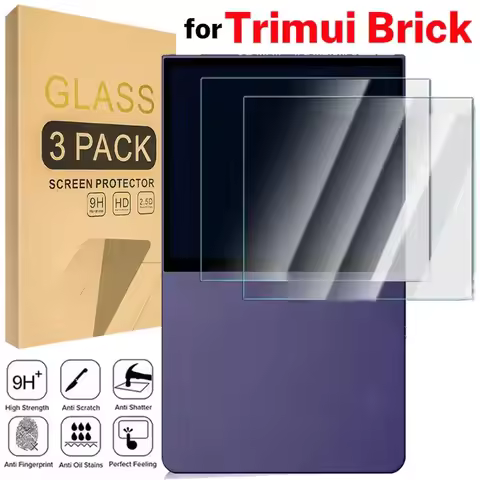Tempered Glass Screen Protectors for Trimui Brick Game Console 9H Hardness Protective Films for Trim